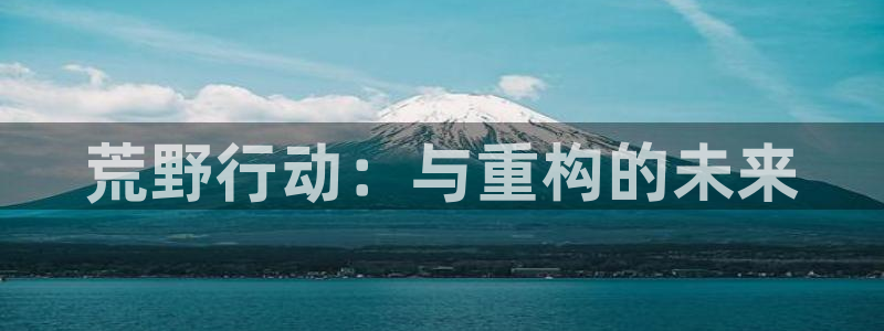深圳新宝GG电商：荒野行动：与重构的未来