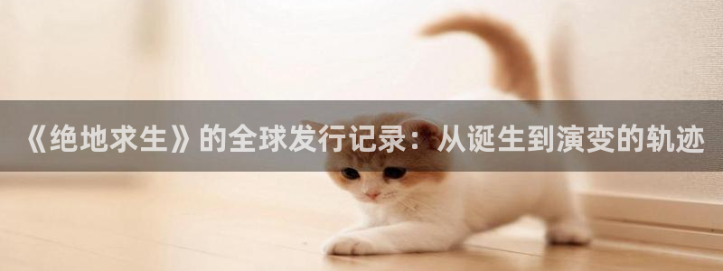 新宝GG官网注册方法有哪些呢：《绝地求生》的全球发行记录：从诞生到演变的轨迹
