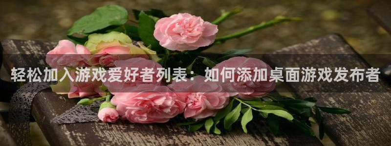 新宝GG官网挂机项目怎么样可靠吗：轻松加入游戏爱好者列表：如何添加桌面游戏发布者