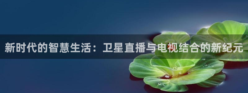 劲爆体育在线直播nba：新时代的智慧生活：卫星直播与电视结合的新纪元